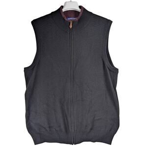 Pendleton Sweater Vest Gray 100% Virgin Wool Men’s Size M Pullover USED